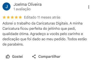 Avaliação real de cliente