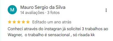 Avaliação real de cliente
