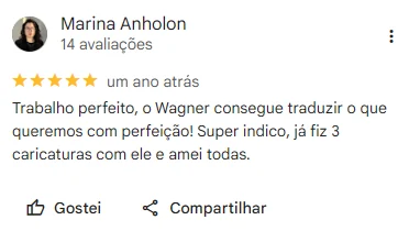 Avaliação real de cliente
